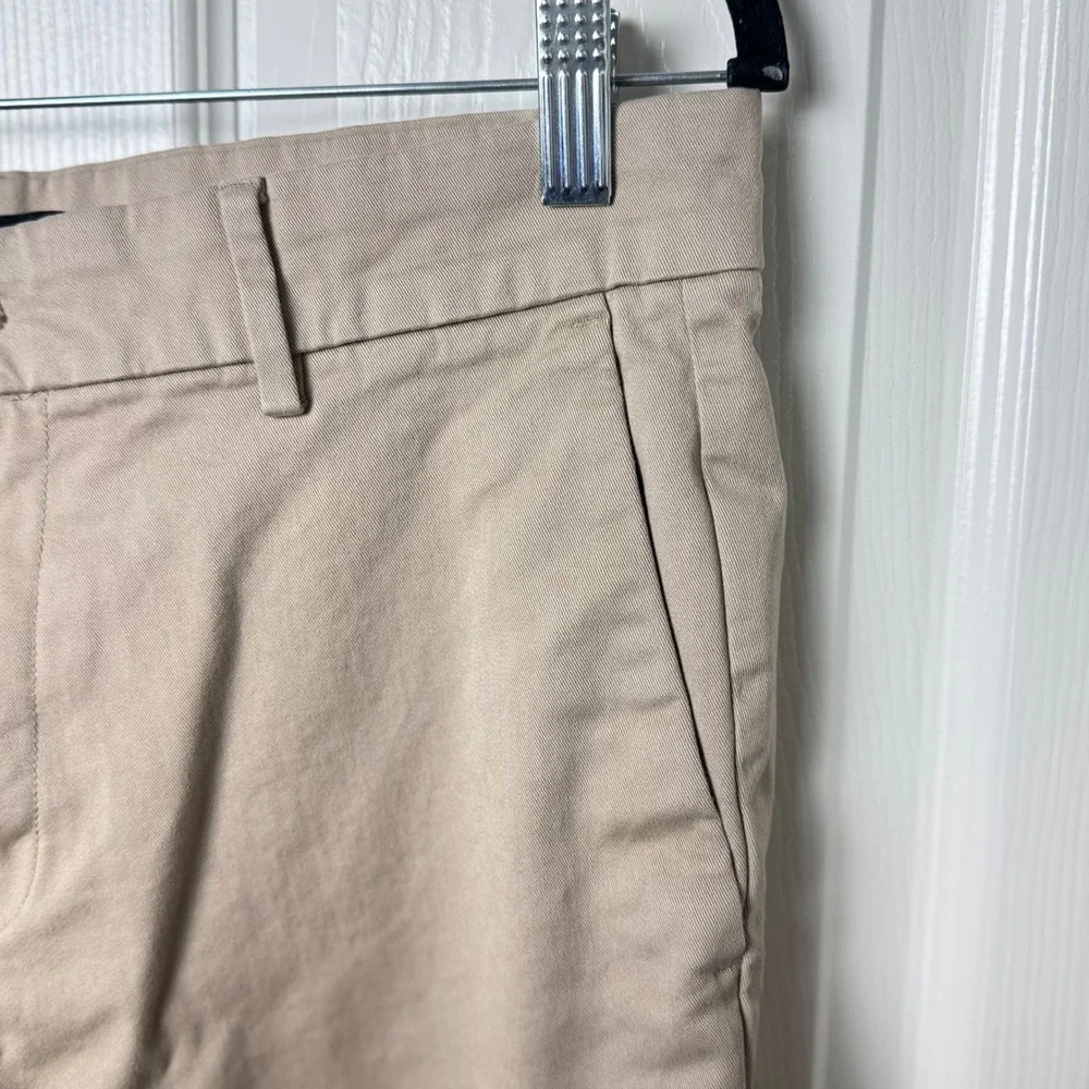 Banana Republic Chino Pants Mens 32x32 Tan Cotton Stretch Straight Leg Casual